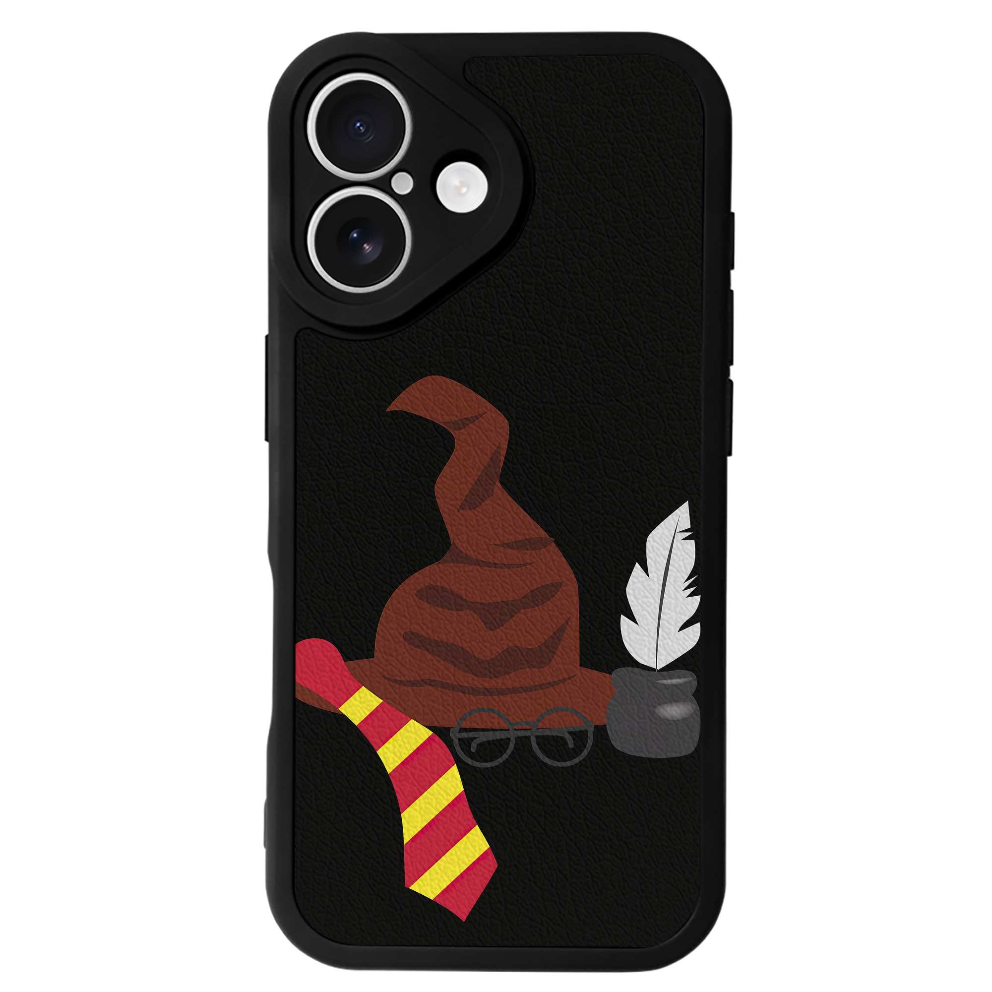 （画像用） Harry Potter ハリー・ポッターシリーズ 【iPhone 16シリーズ対応】シリコンスマホケース（レザー調） 材質：シリコン